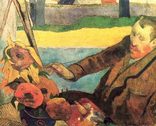 Paul Gauguin, The Painter of Sunflowers (van Gogh), 1888
